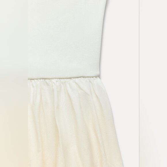 NWT ZARA CONTRASTING TIE DYEβDRESS ombre turquesa white - Picture 11 of 14